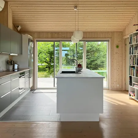Semesterbostad Modern Summer House With A View Of The Dunes Hals